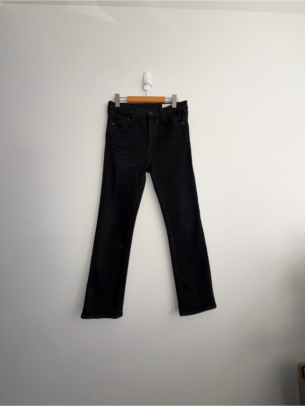 Rag & Bone black slim bootcut jean western denim cigarette 29 classic capsule - Picture 4 of 6